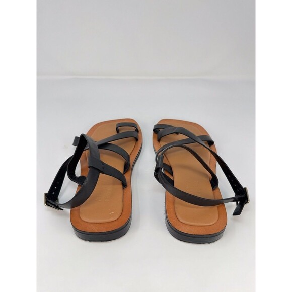 A.EMERY x Matteau Spargi Sandals Leather Crossover Strap Square